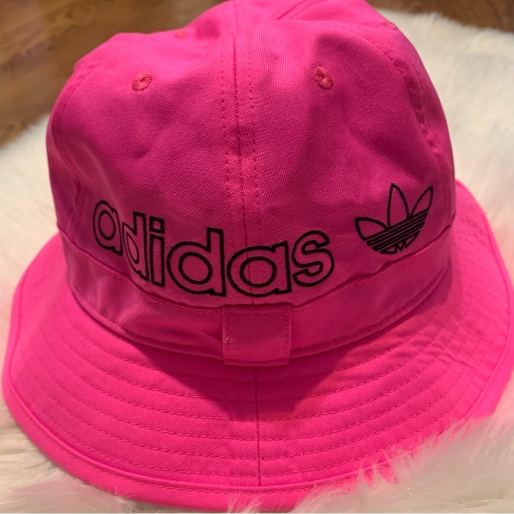 Adidas Hot Pink Bright Bucket Hat